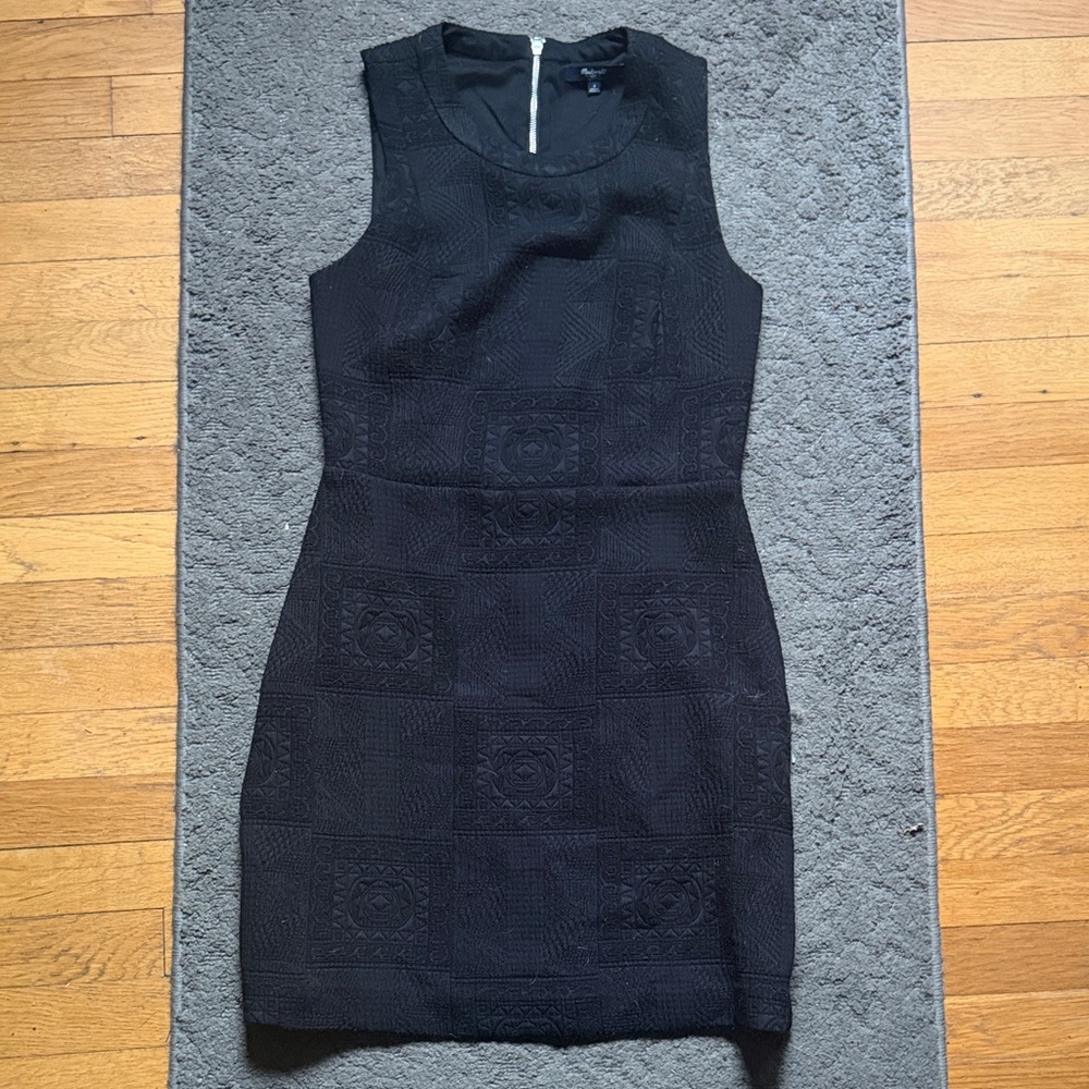 Elegant Black Sleeveless Dress Madewell Size